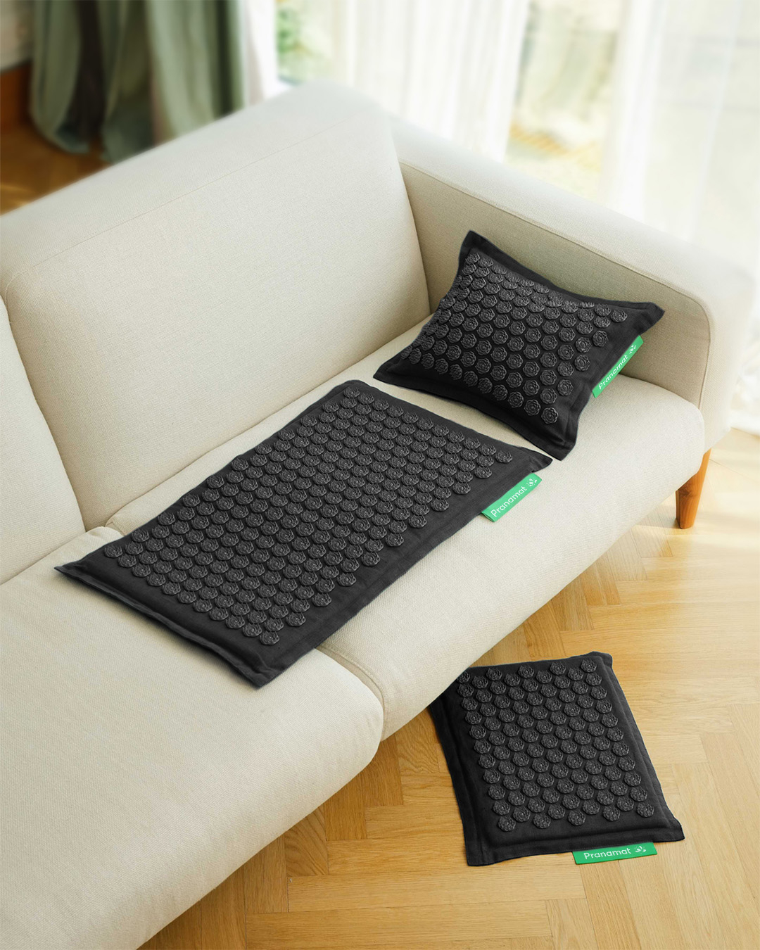 Tapis + coussin + Mini (Obsidienne)