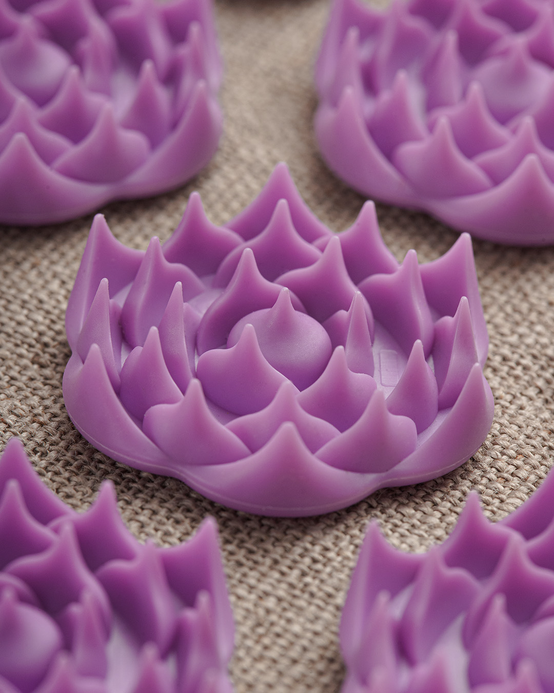 Tapis + Lune + Coussin + Mini (Améthyste)