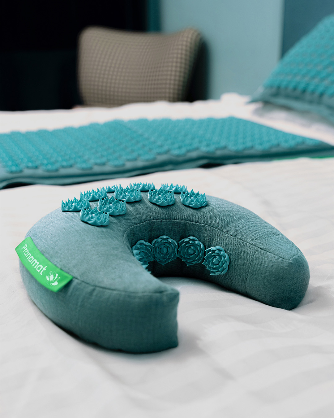 Tapis + Coussin + Lune (Azur)