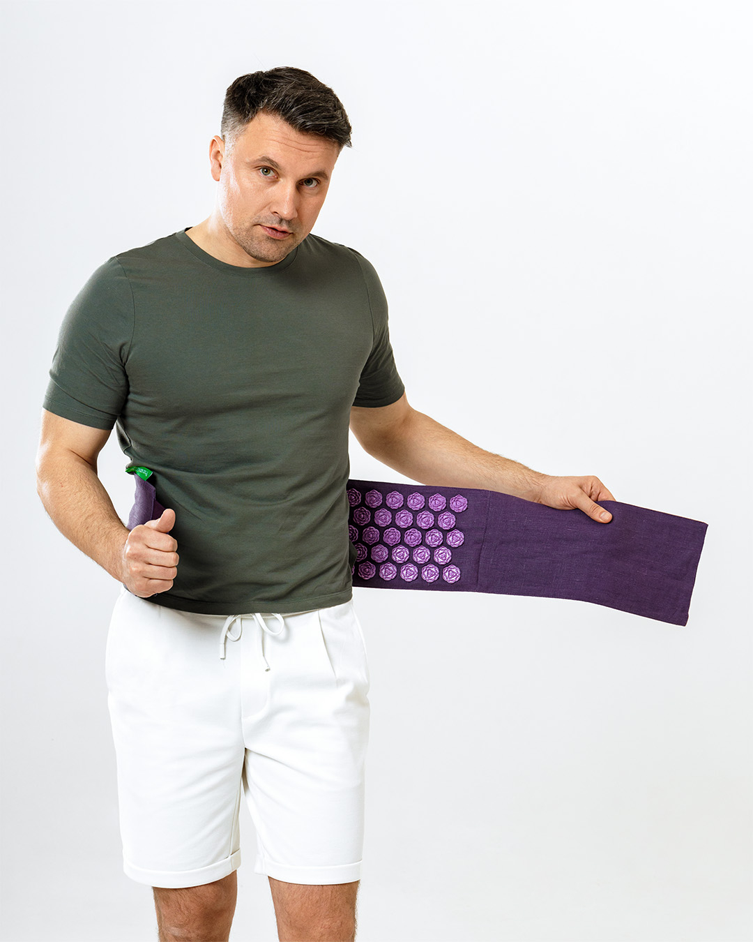 Tapis + Coussin + Sac + Ceinture (Lavande)