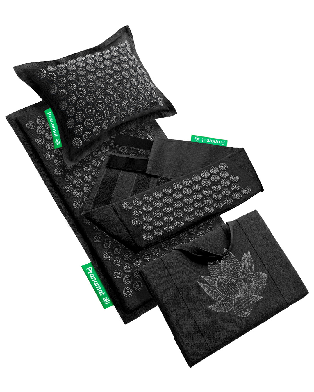 Tapis + Coussin + Sac + Ceinture (Obsidienne)