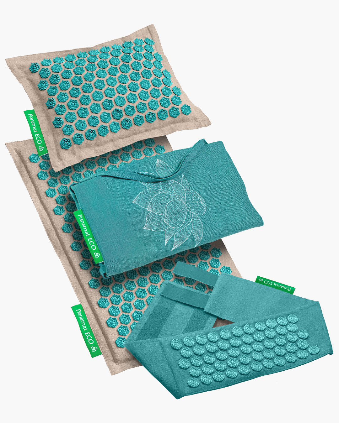 Tapis + Coussin + Sac + Ceinture (Lagon)