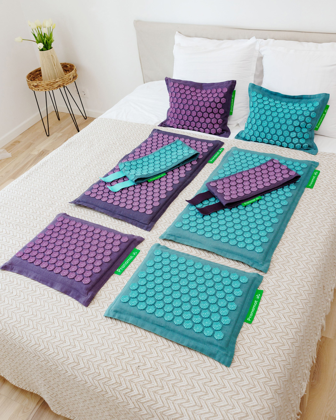 Tapis + Coussin + Mini + Ceinture (Lavande)