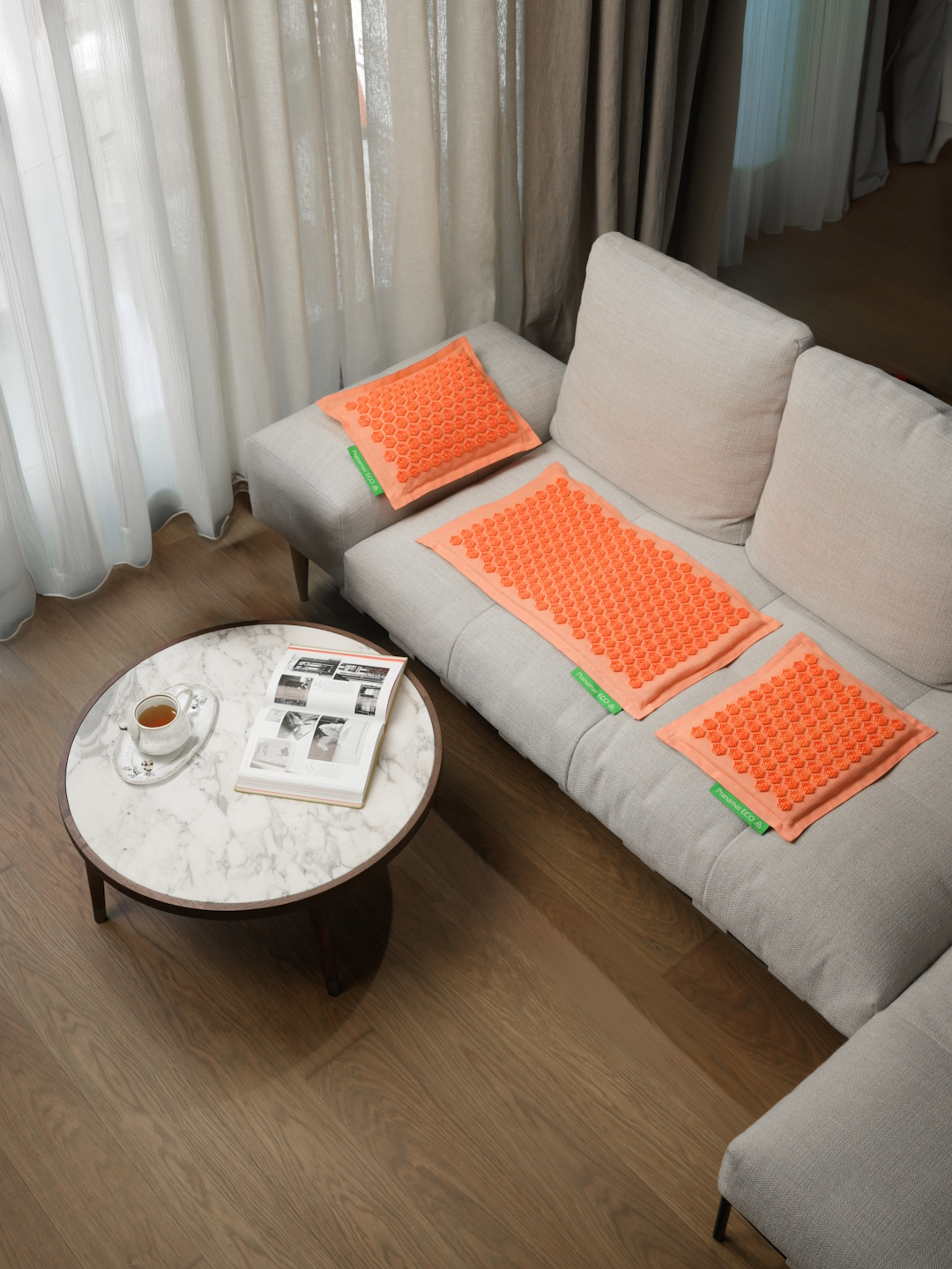 Tapis + Coussin + Mini (Pêche)