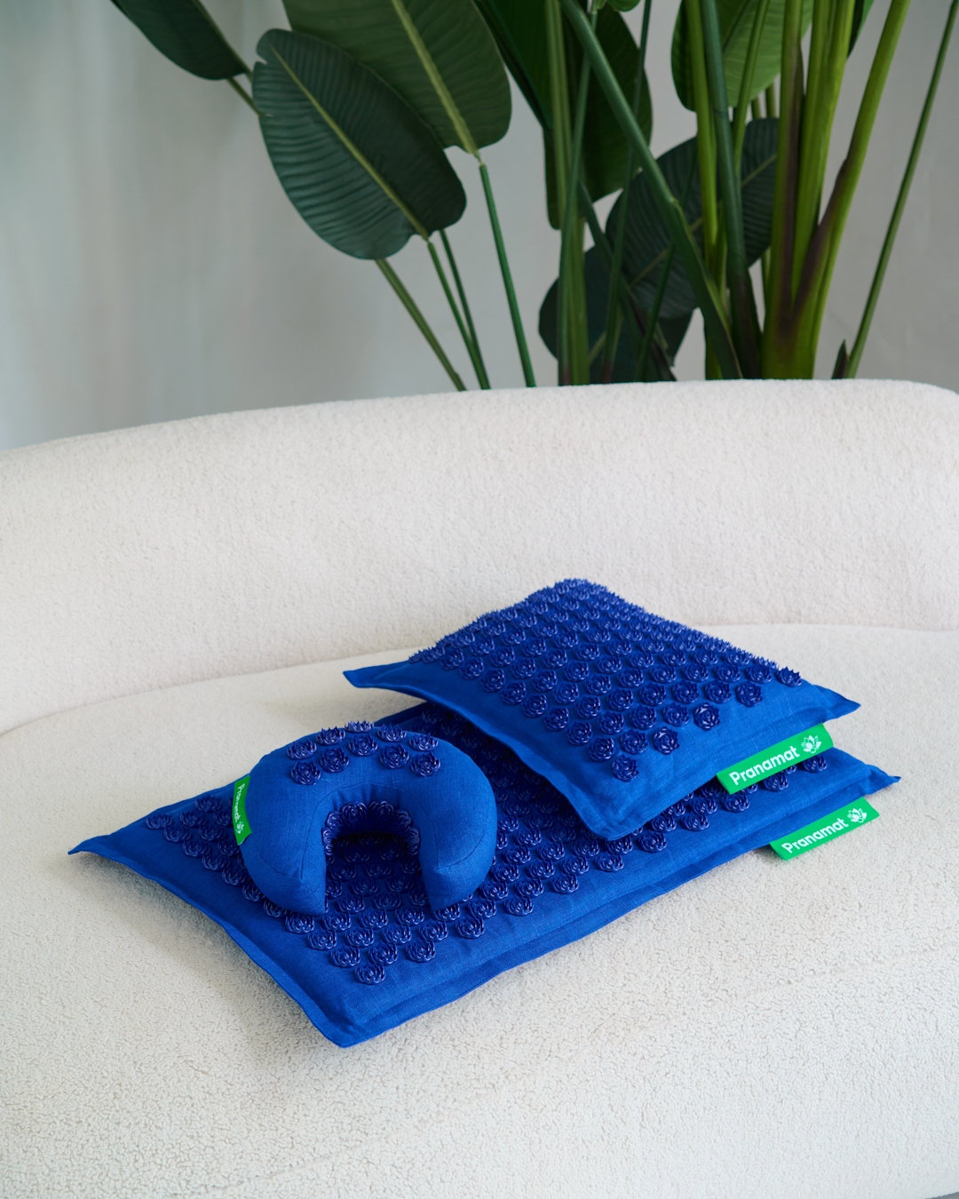Tapis + Coussin + Lune (Bleu Monaco)