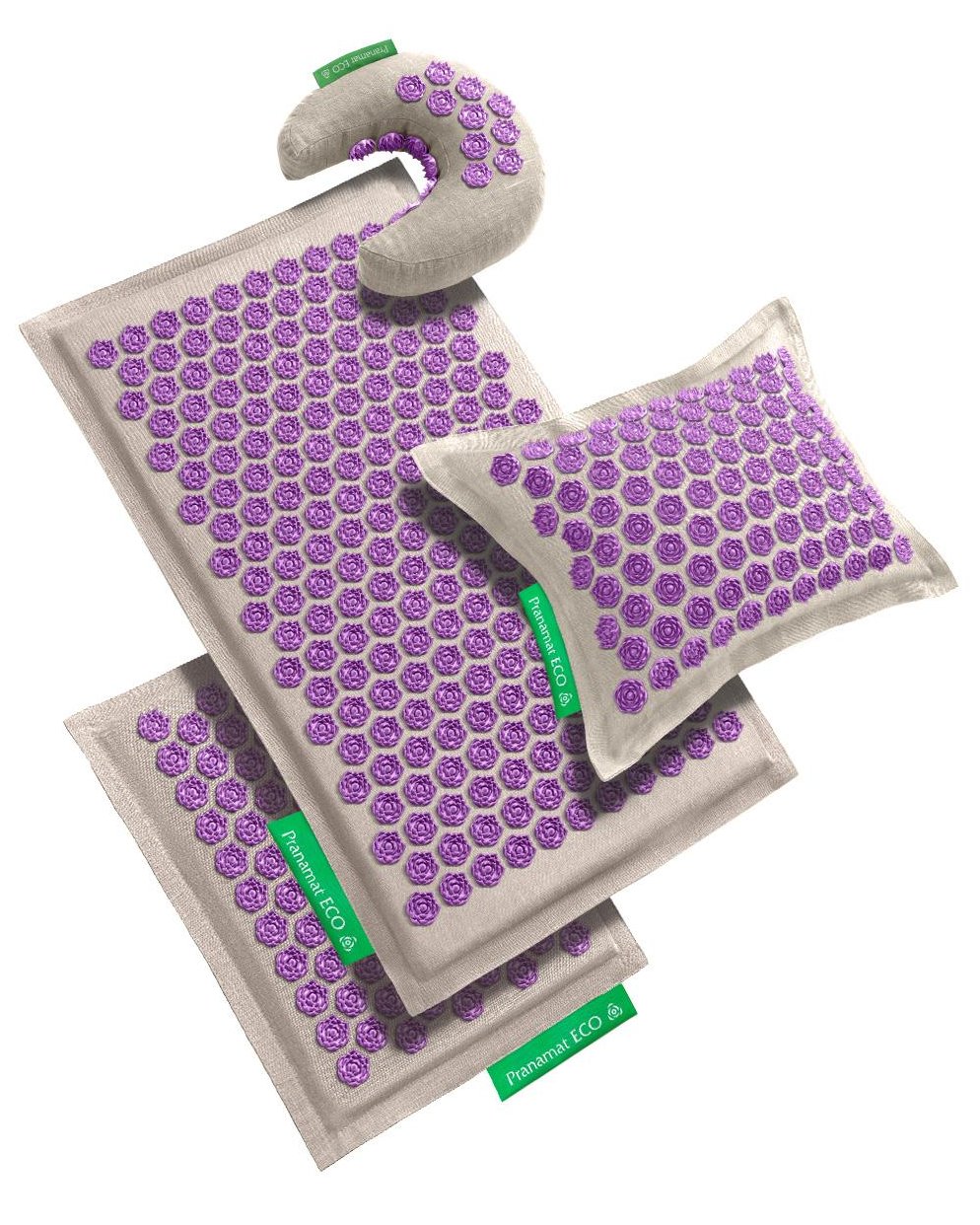 Tapis + Lune + Coussin + Mini (Améthyste)