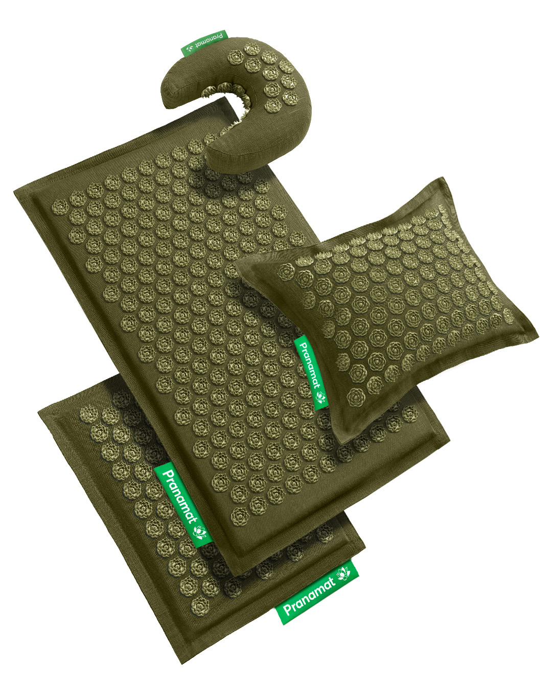 Tapis + Lune + Coussin + Mini (Olive)