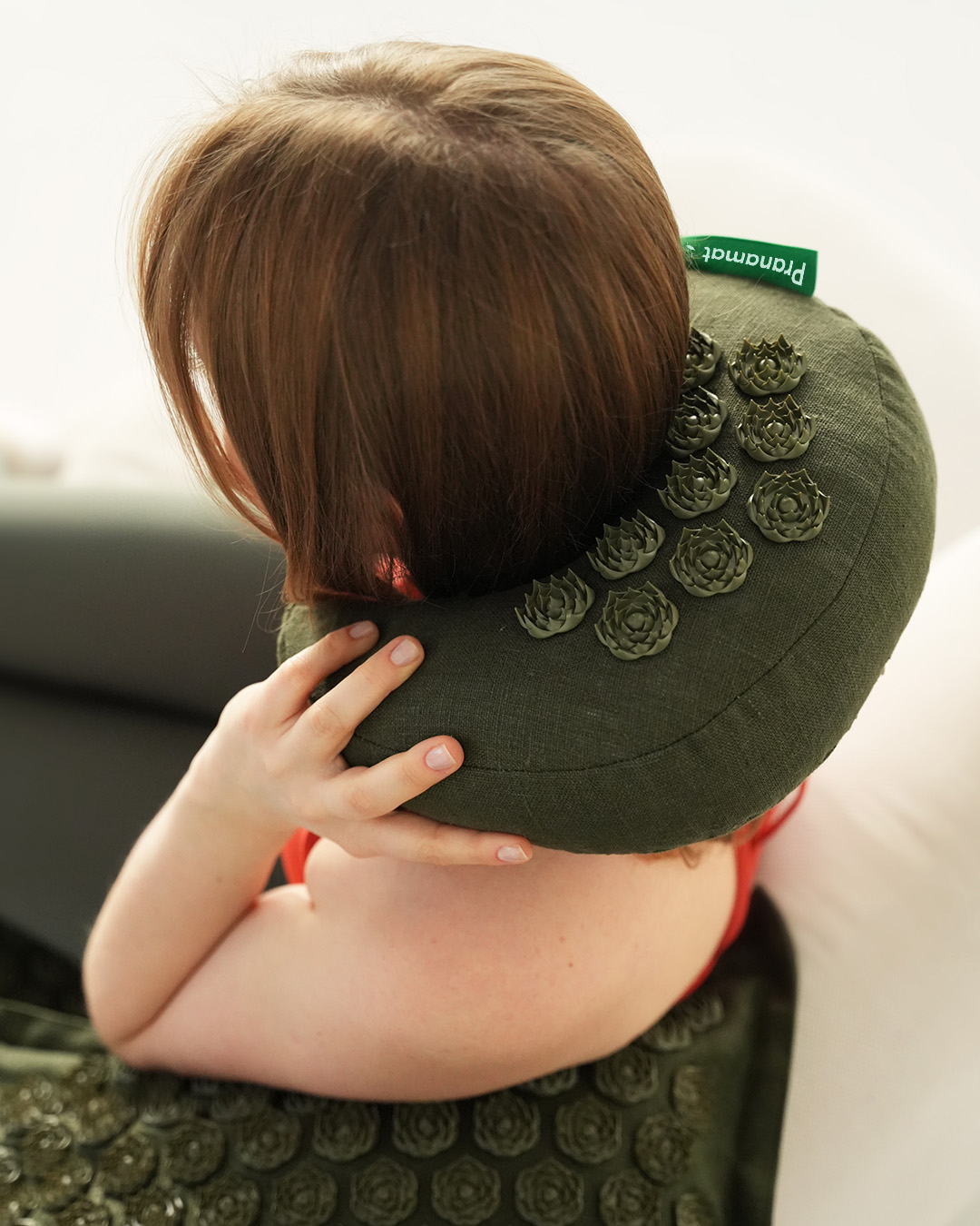 Tapis + Lune + Coussin + Mini (Olive)