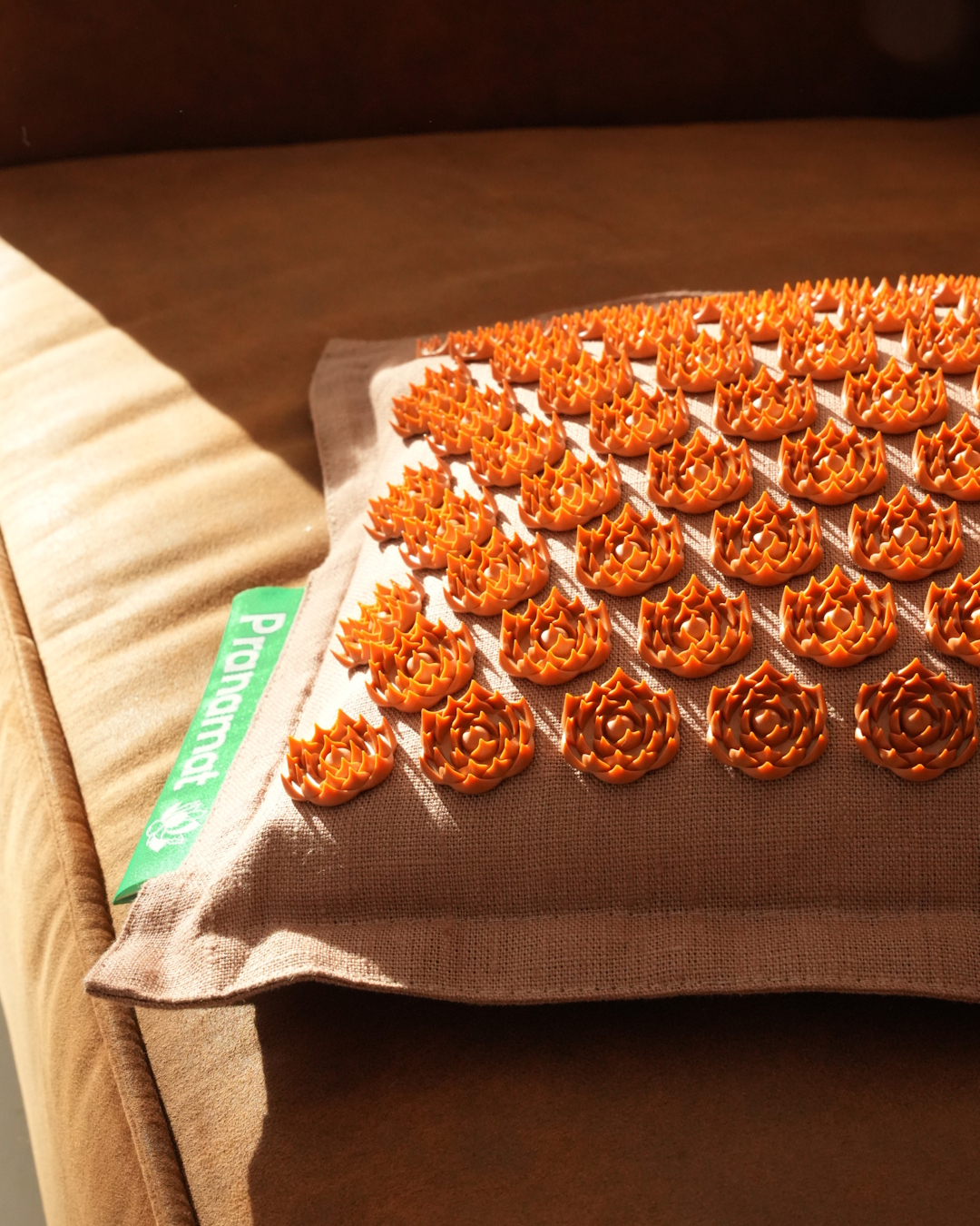 Tapis + coussin (Caramel)