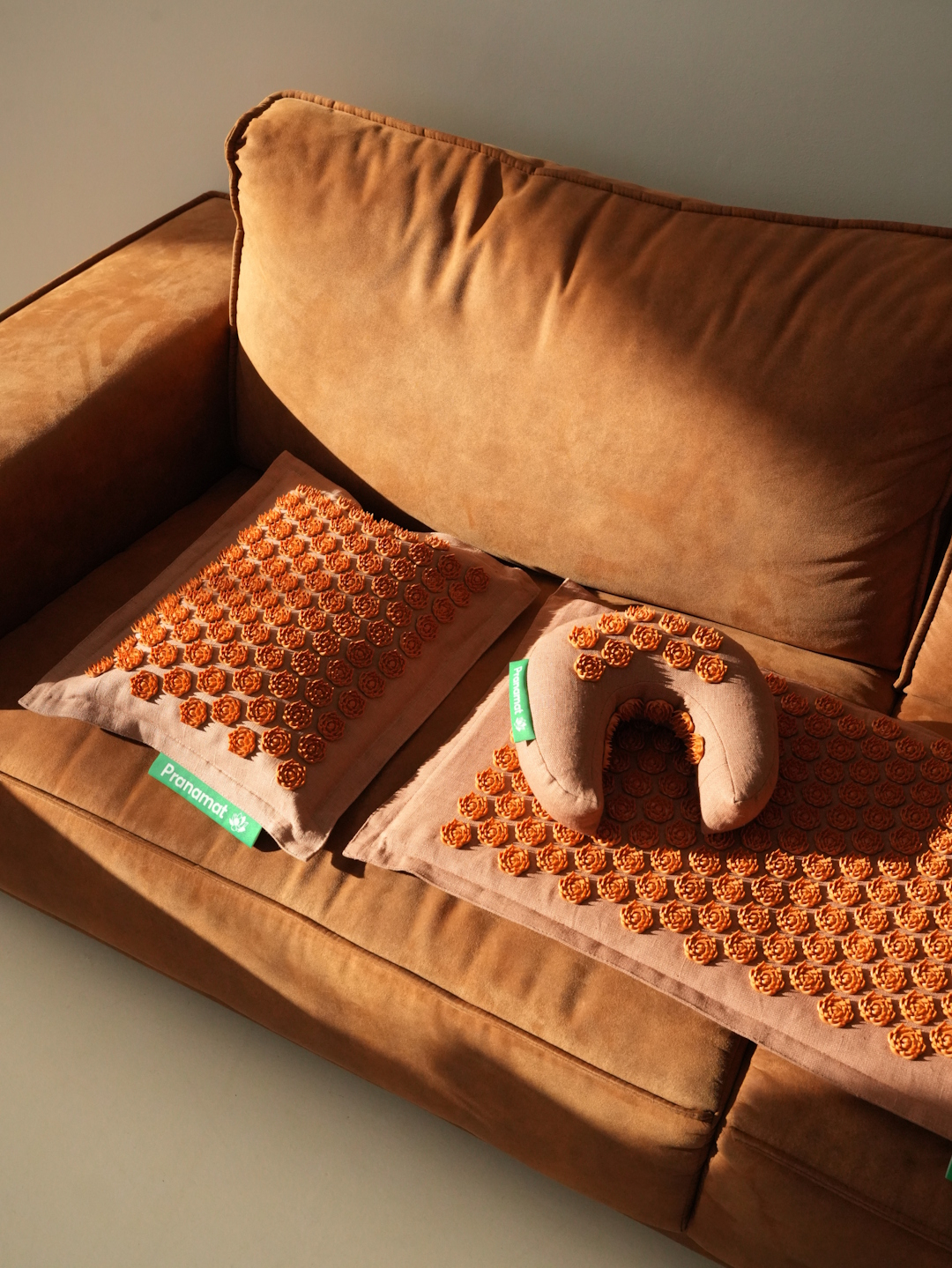 Tapis + Coussin + Lune (Caramel)