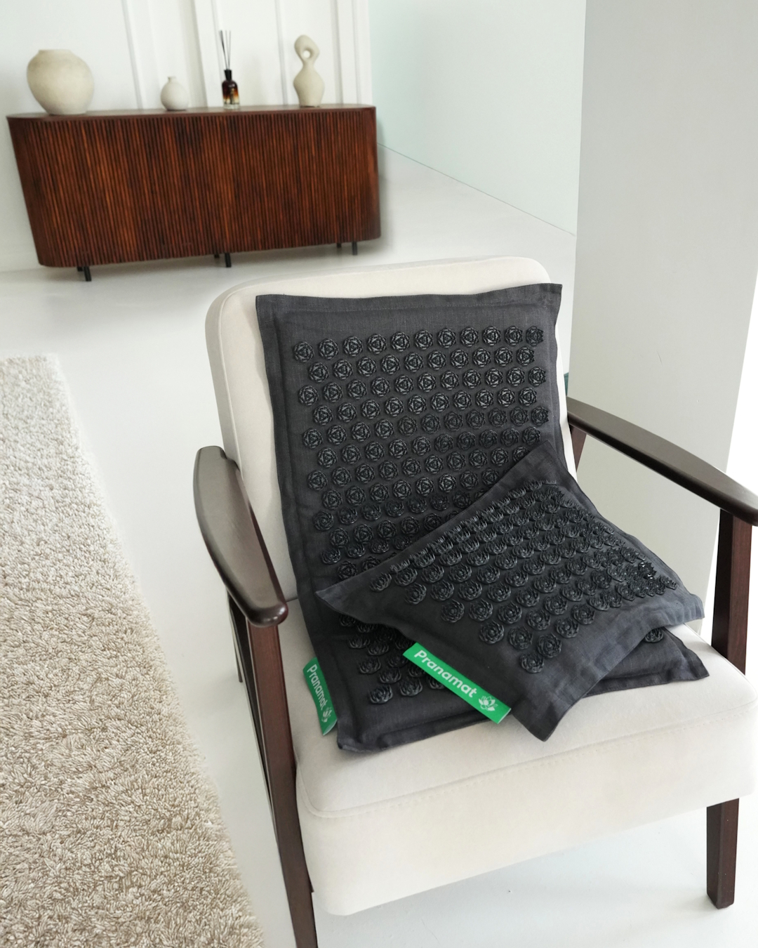 Tapis + coussin (Graphite)