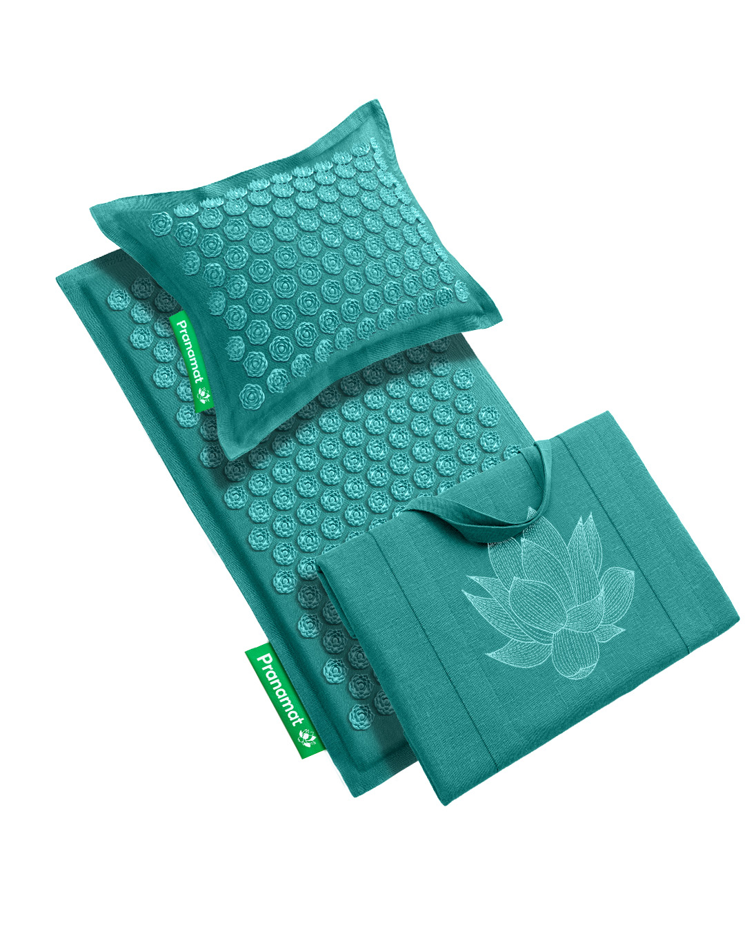 Tapis + oreiller + grand sac (Azur)