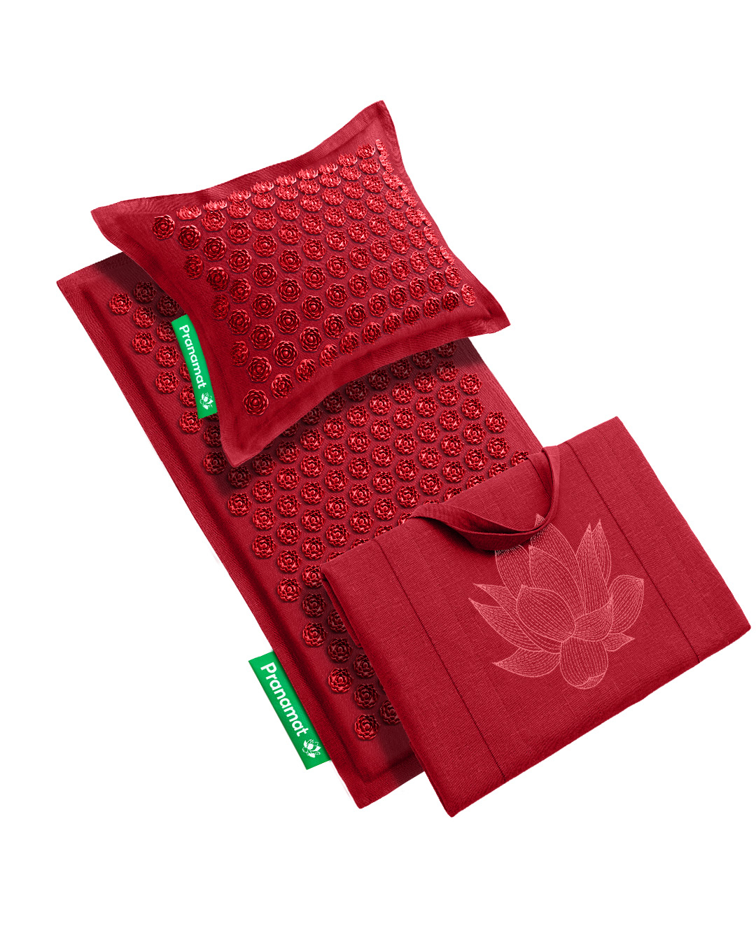 Tapis + oreiller + grand sac (Bordeaux)