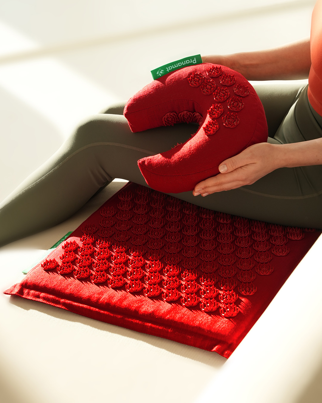 Tapis + Coussin + Lune (Bordeaux)