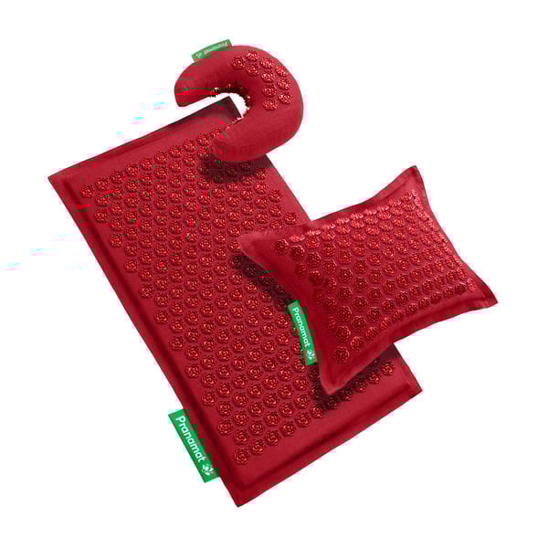 Tapis + Coussin + Lune (Bordeaux)