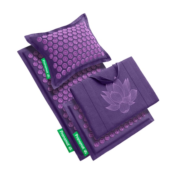 Tapis + oreiller + mini + grand sac (Lavender)