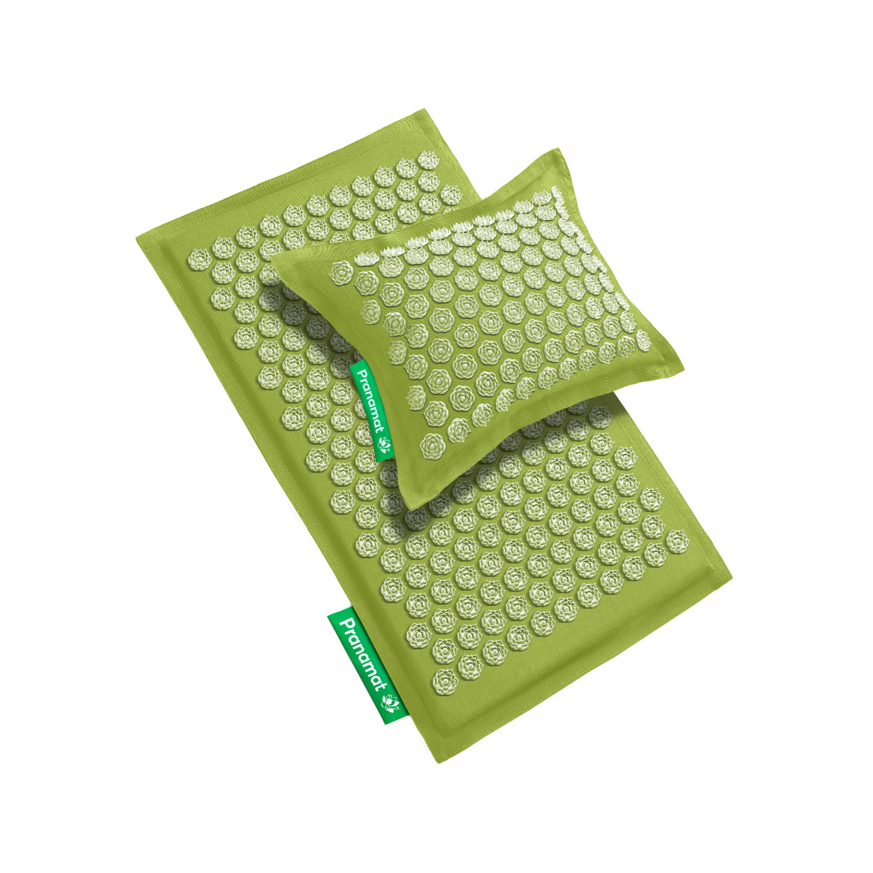 Tapis + Coussin (Vert Citron)